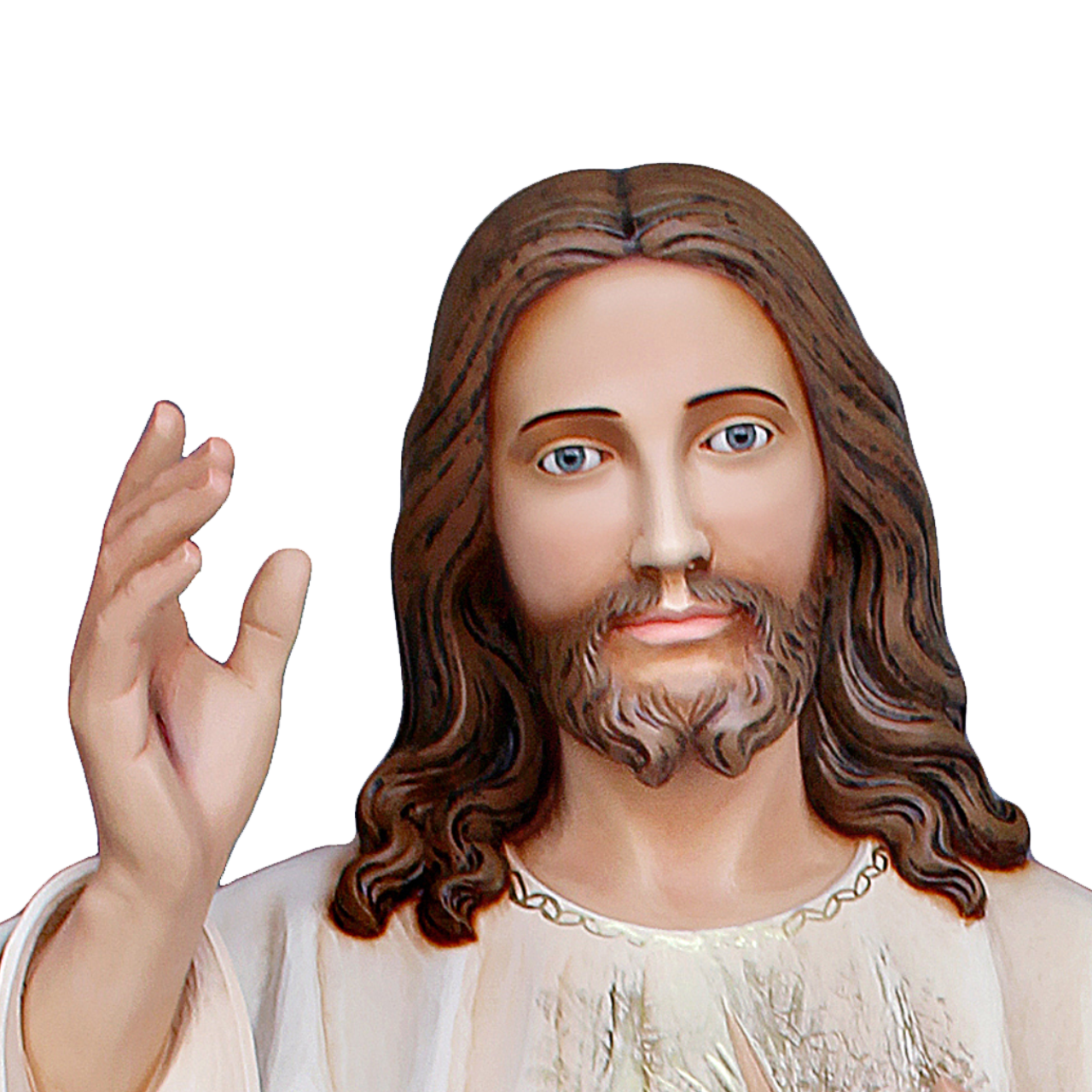 Statua Gesù Misericordioso 180 cm in Vetroresina