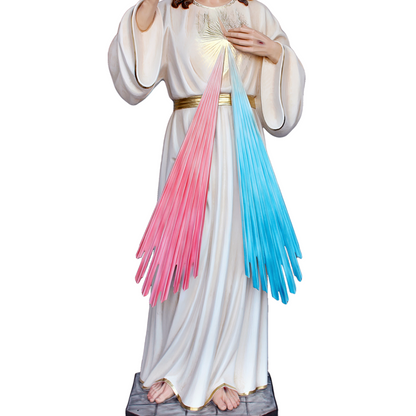 Statua Gesù Misericordioso 180 cm in Vetroresina