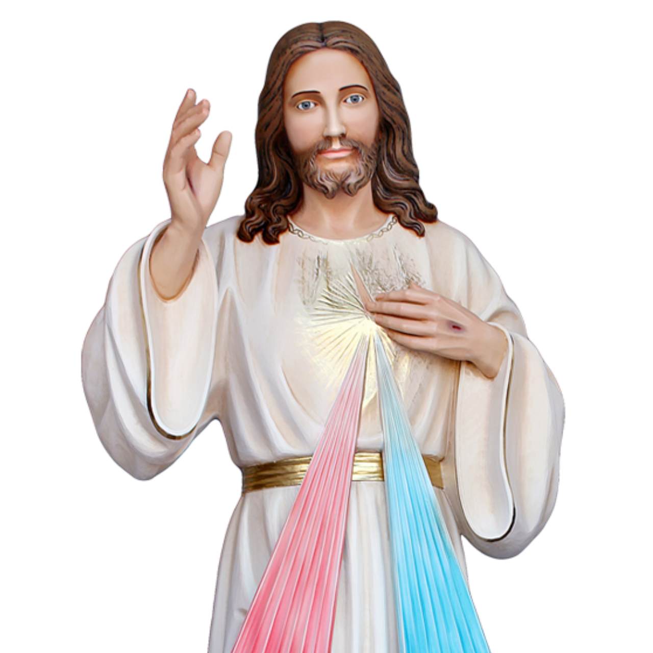 Statua Gesù Misericordioso 180 cm in Vetroresina