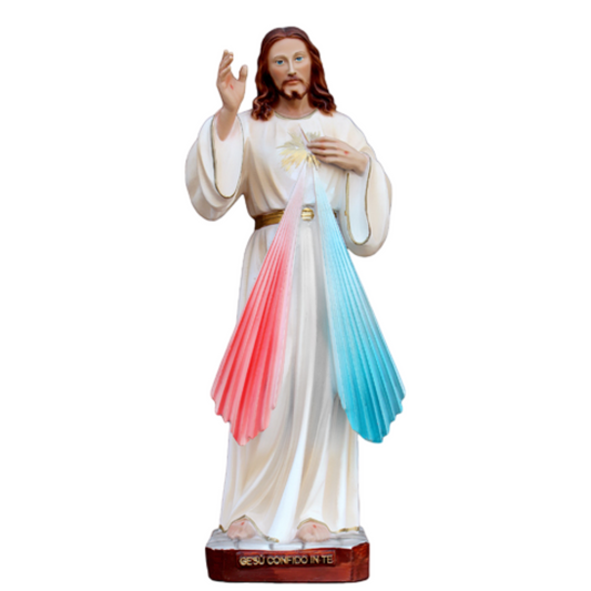 Statua Gesù Misericordioso 30 cm in Resina Piena