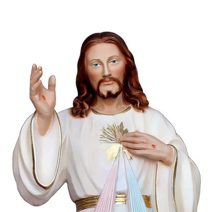 Statua Gesù Misericordioso 40 cm in Resina