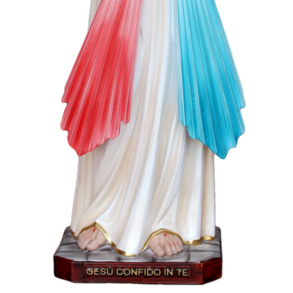 Statua Gesù Misericordioso 50 cm in Resina