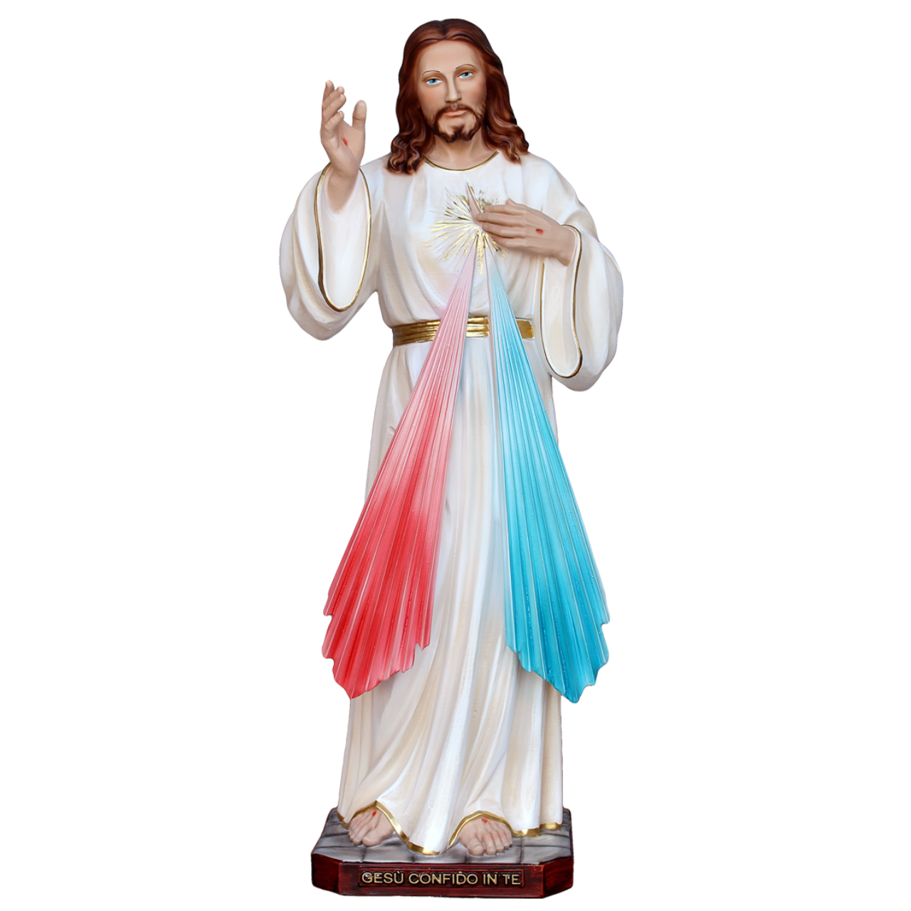 Statua Gesù Misericordioso 50 cm in Resina