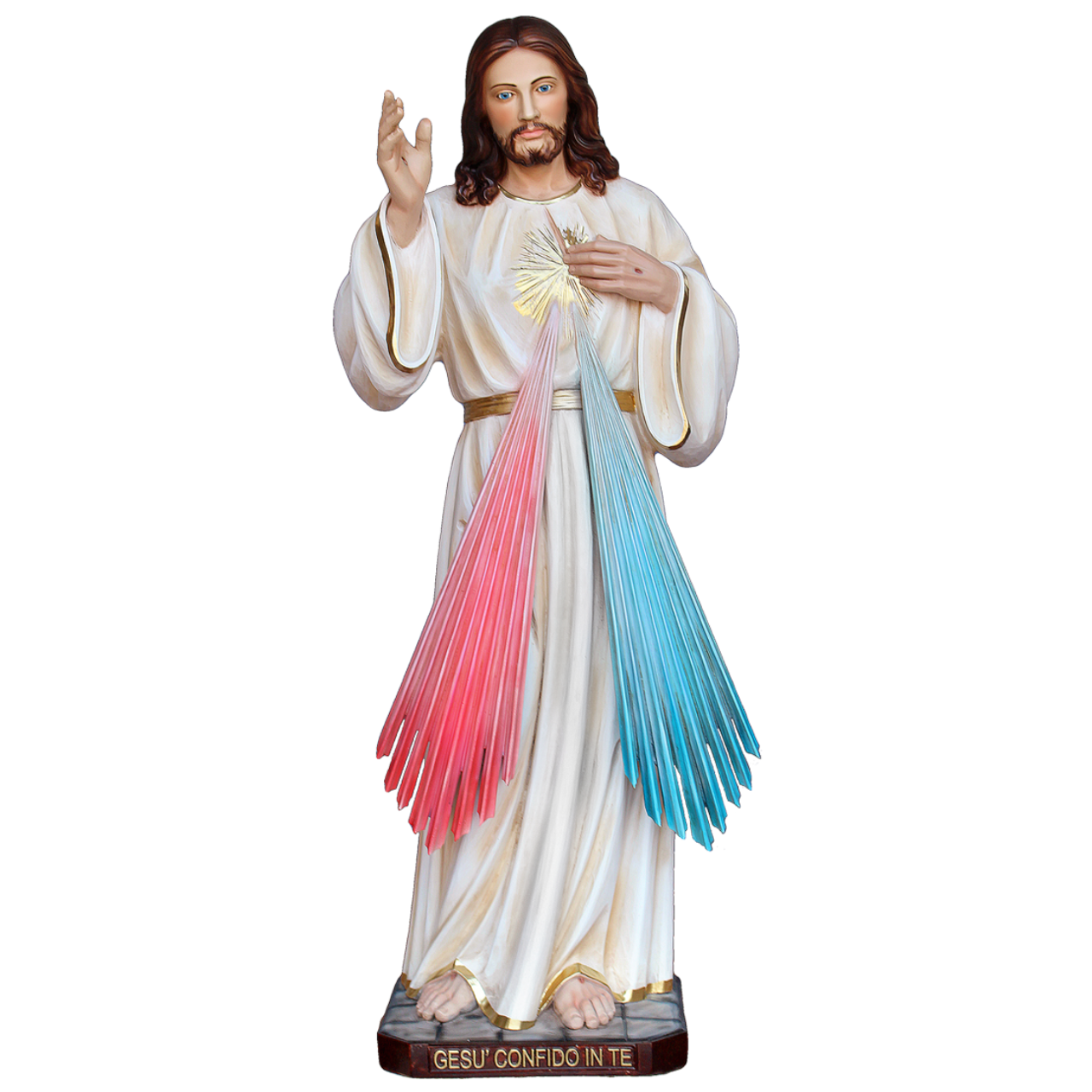 Statua Gesù Misericordioso 80 cm in Resina