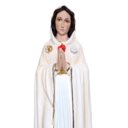 Statua Madonna Maria Rosa Mistica 45 cm in Resina