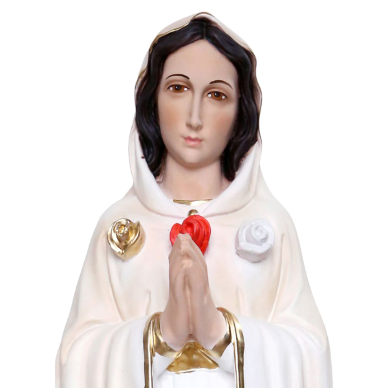 Statua Madonna Maria Rosa Mistica 45 cm in Resina