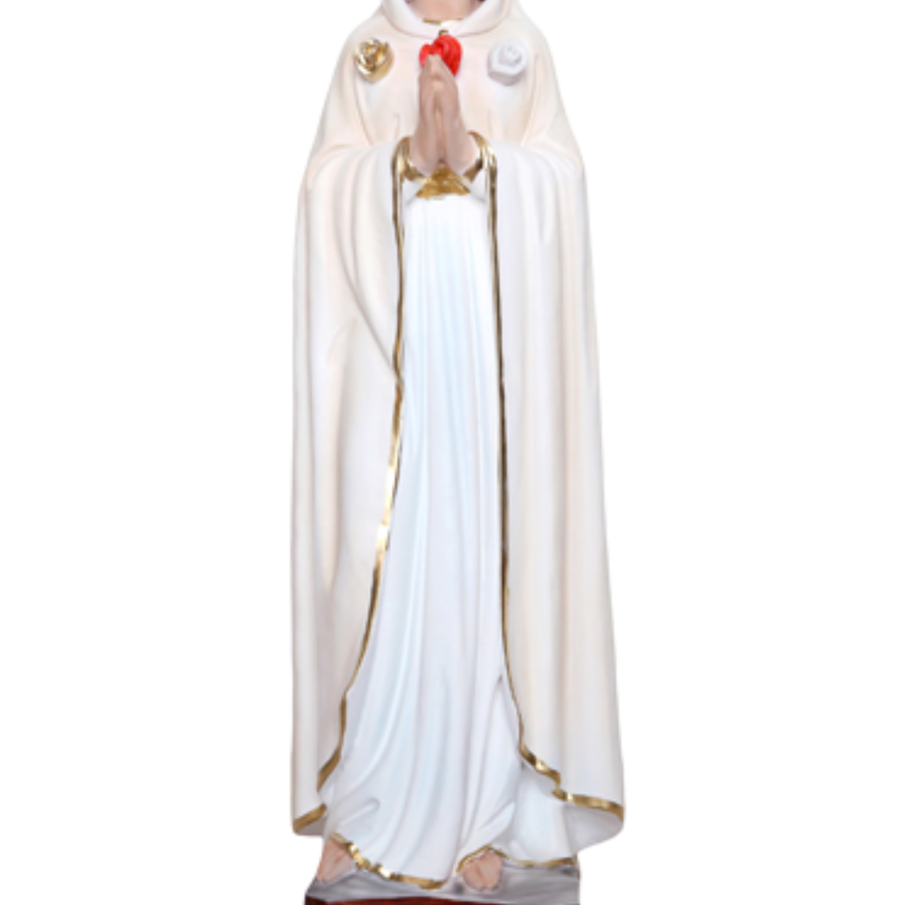Statua Madonna Maria Rosa Mistica 45 cm in Resina