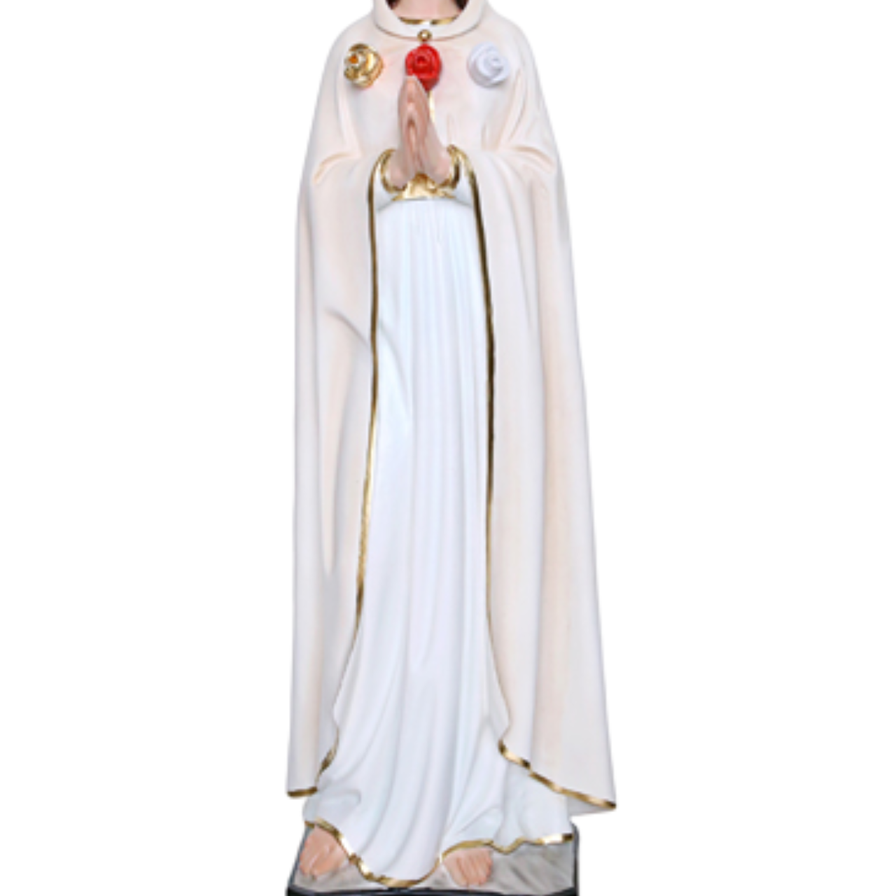 Statua Madonna Maria Rosa Mistica 70 cm in Resina