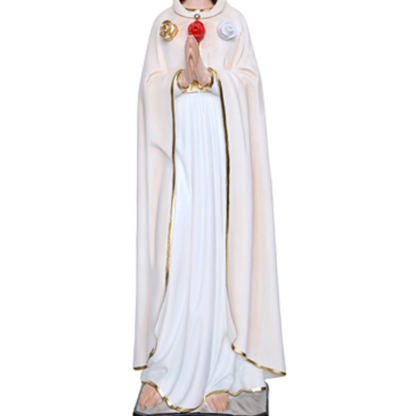 Statua Madonna Maria Rosa Mistica 70 cm in Resina