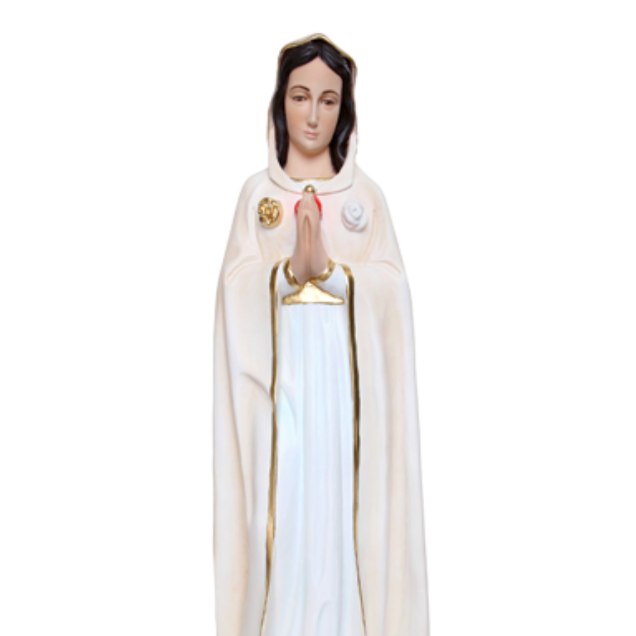 Statua Madonna Maria Rosa Mistica 95 cm in Resina