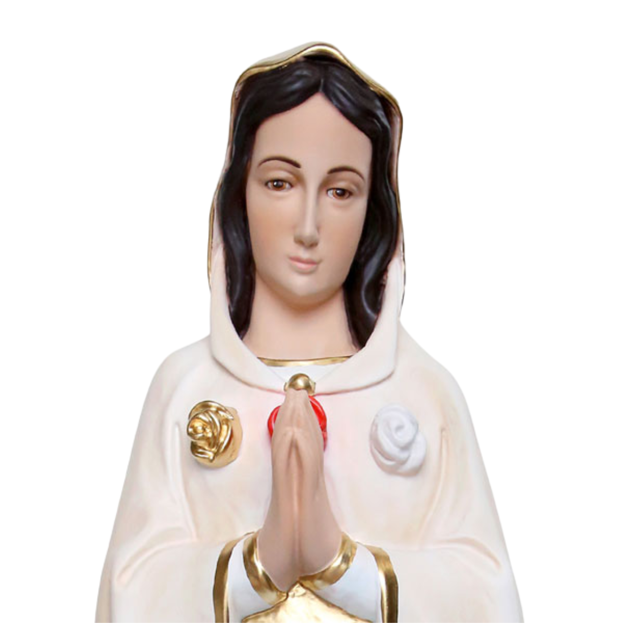 Statua Madonna Maria Rosa Mistica 95 cm in Resina