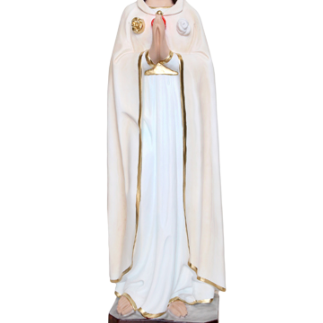 Statua Madonna Maria Rosa Mistica 95 cm in Resina