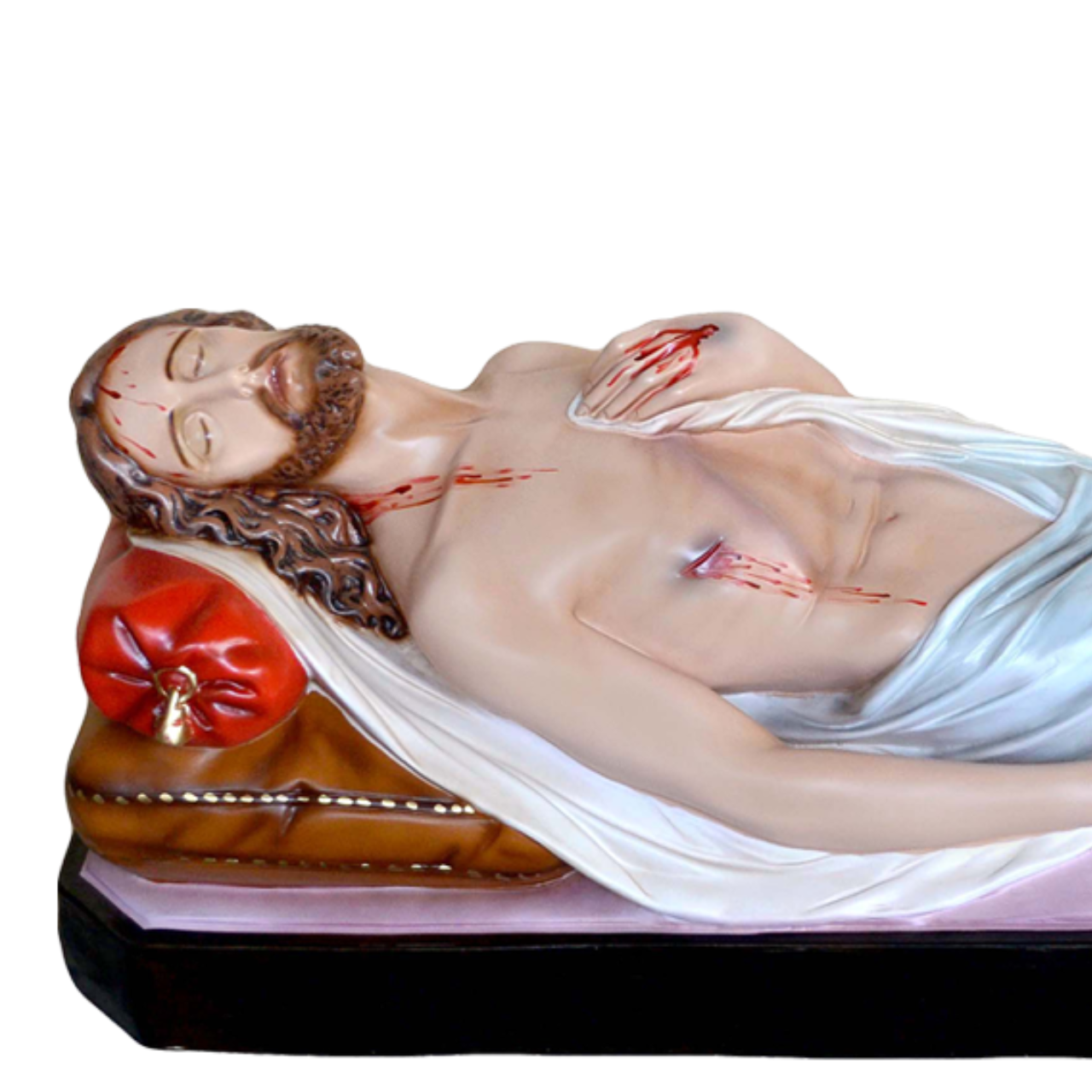 Statua Gesù Morto 115 cm 35x115 cm in Vetroresina