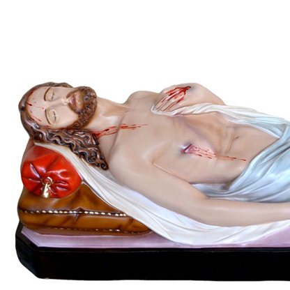 Statua Gesù Morto 115 cm 35x115 cm in Vetroresina