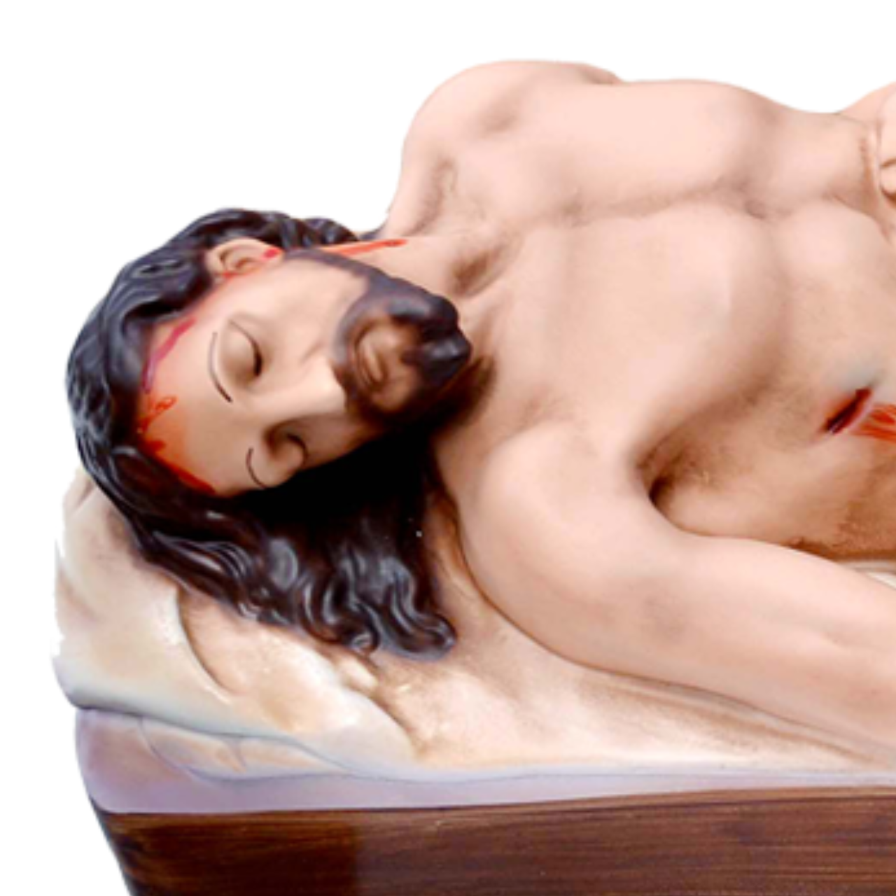 Statua Gesù Morto 50 cm 15x45 cm in Resina