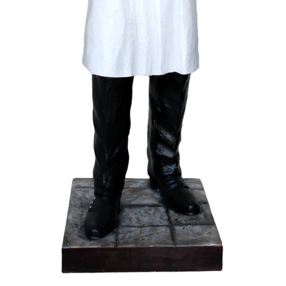 Statua San Giuseppe Moscati 190 cm in Vetroresina