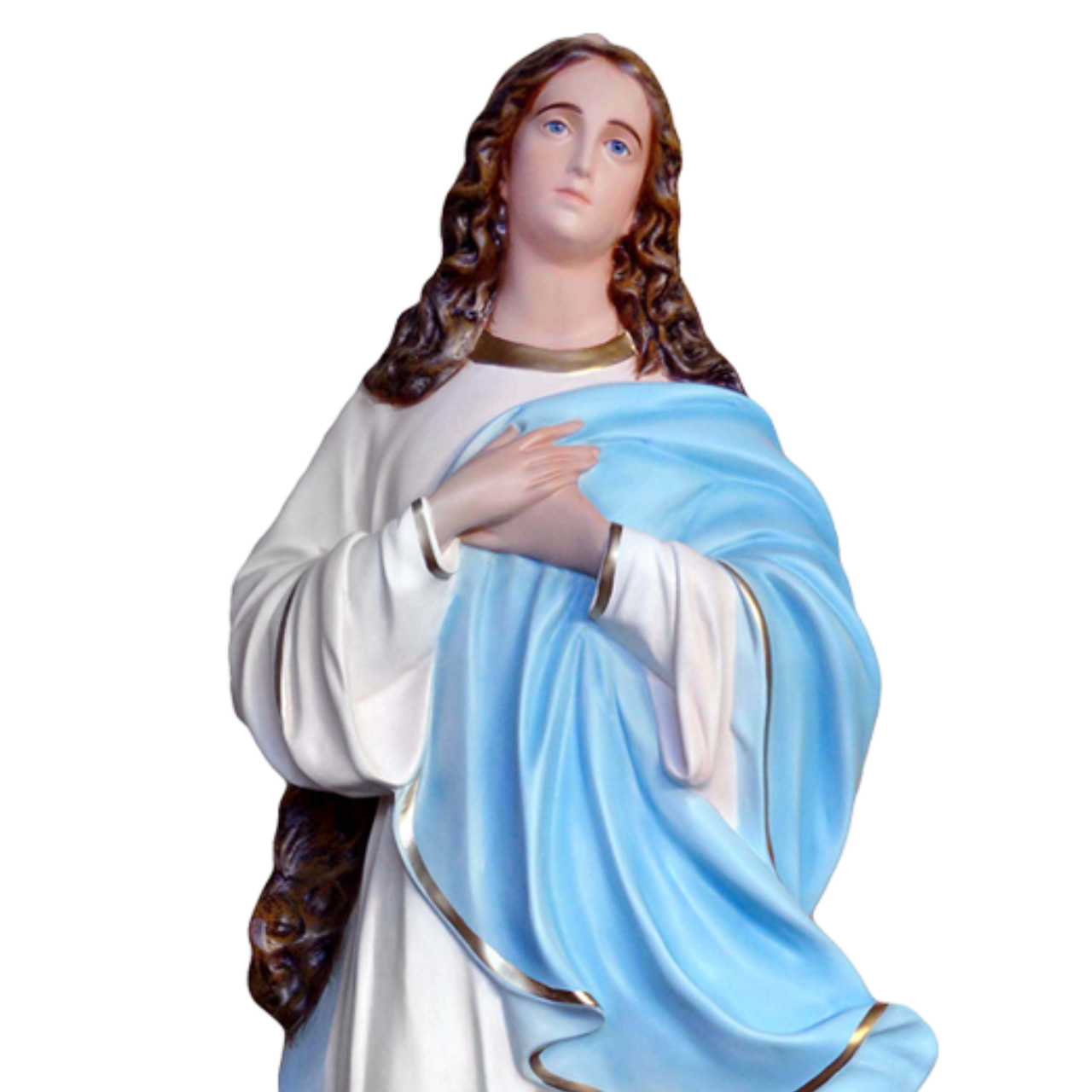 Statua Madonna Assunta del Murillo 155 cm in Vetroresina