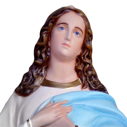 Statua Madonna Assunta del Murillo 155 cm in Vetroresina