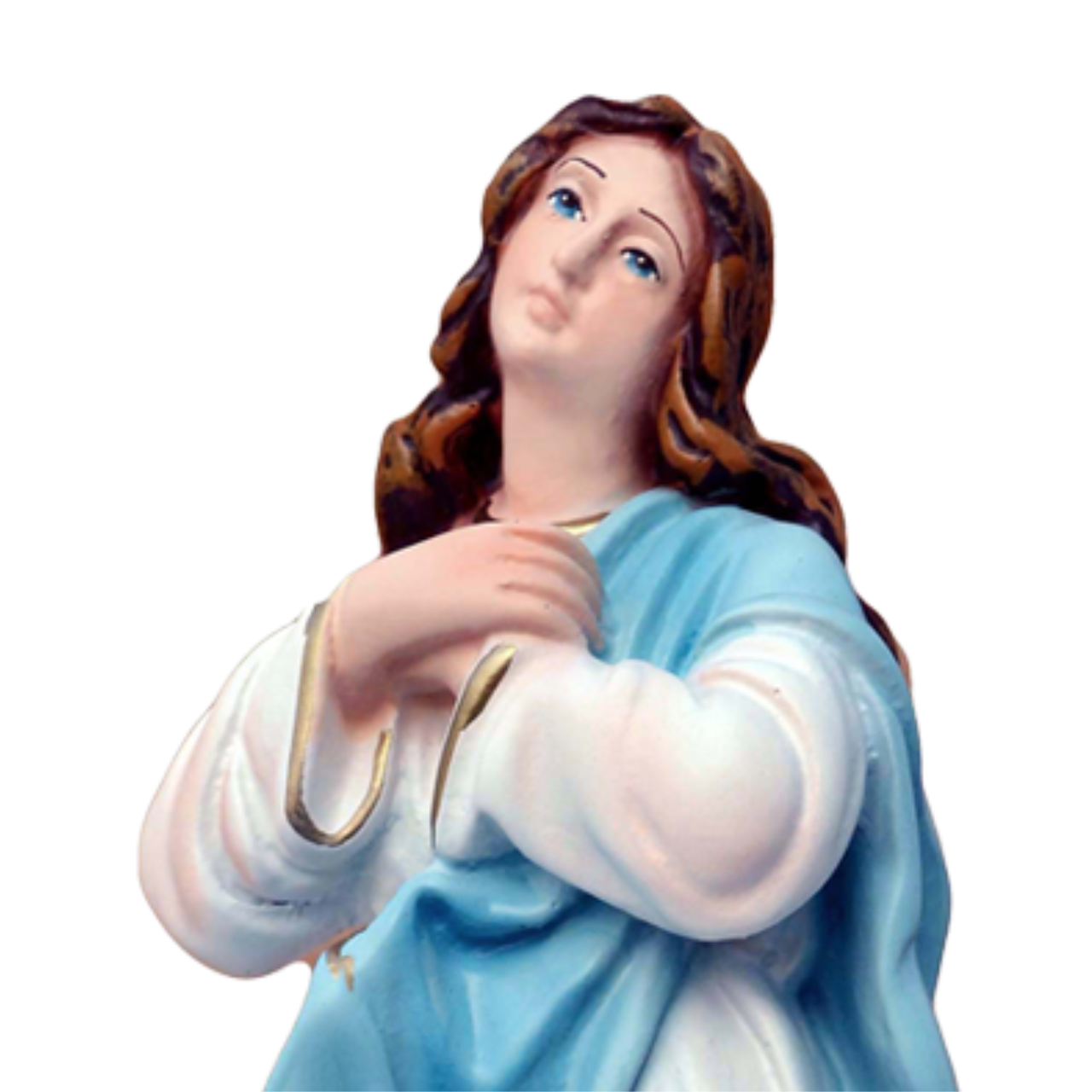 Statua Madonna Assunta del Murillo 30 cm in Resina Piena