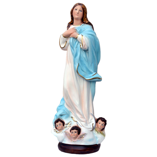 Statua Madonna Assunta del Murillo 40 cm in Resina