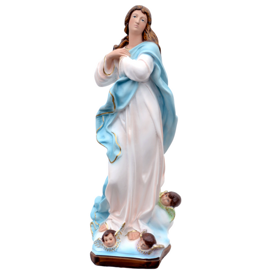 Statua Madonna Assunta del Murillo 50 cm in Resina