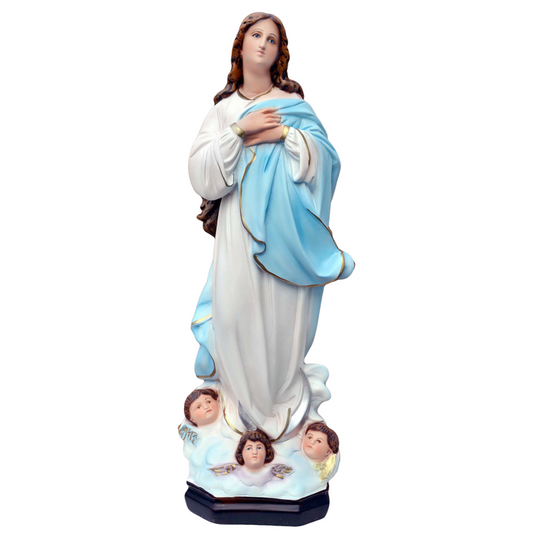 Statua Madonna Assunta del Murillo 60 cm in Resina