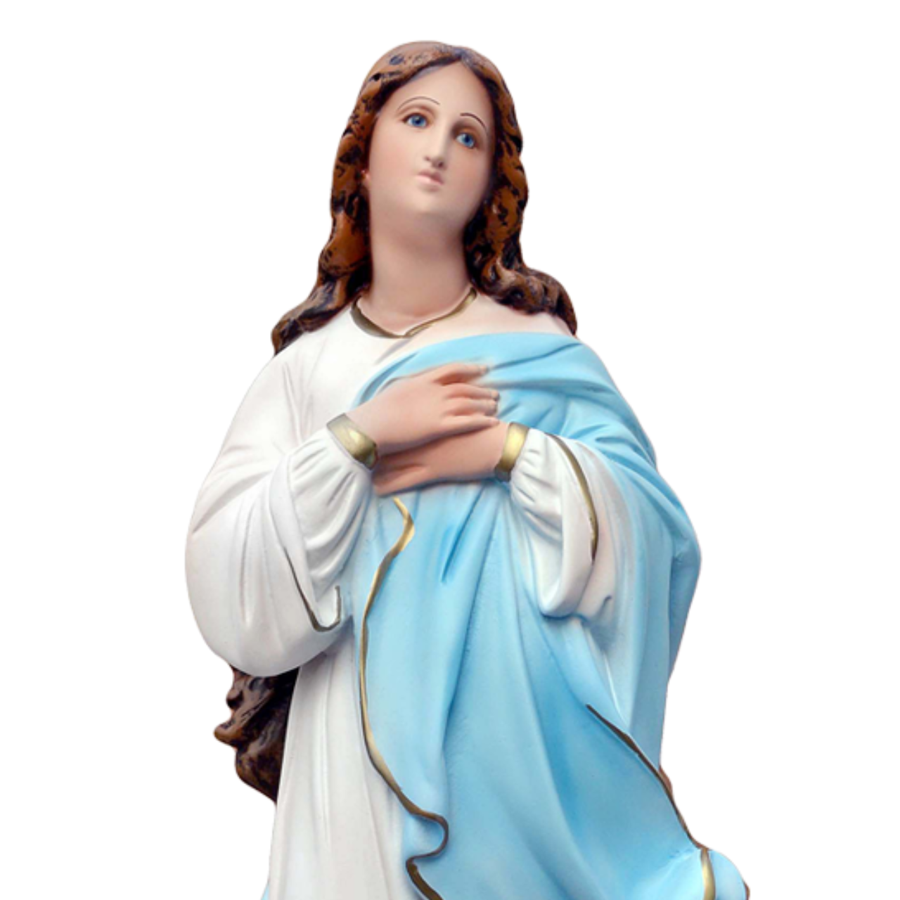 Statua Madonna Assunta del Murillo 60 cm in Resina