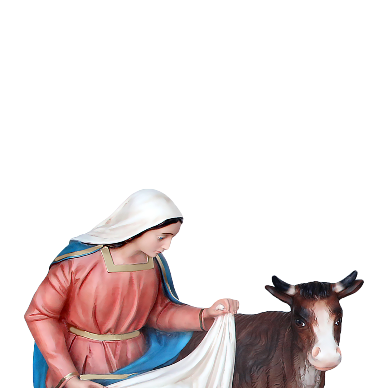 Presepe Natività 5 Pezzi 160 cm in Vetroresina
