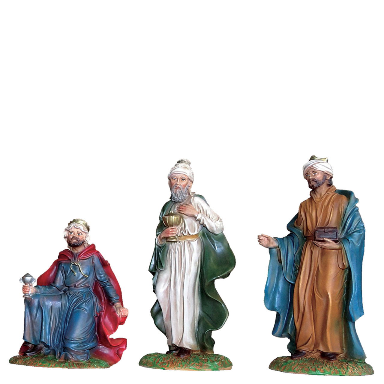 Presepe Natività 12 Pezzi 20 cm in Resina Piena