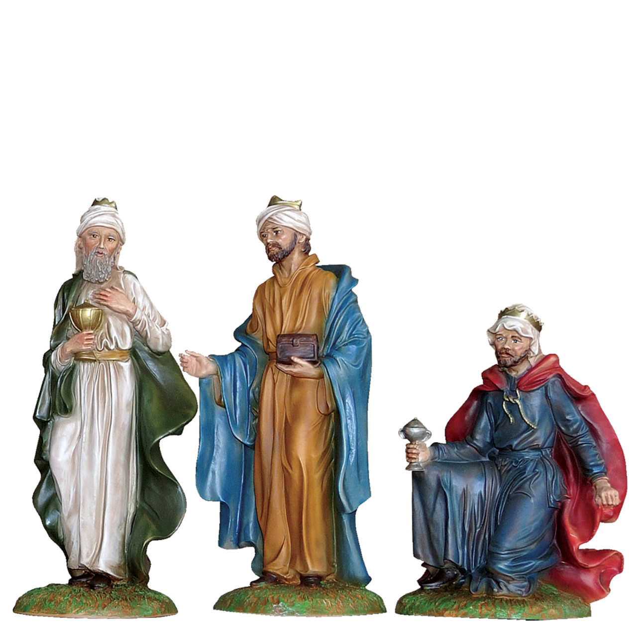 Presepe Natività 12 Pezzi 30 cm in Resina Piena