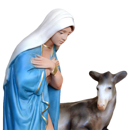 Presepe Natività 5 Pezzi 34 cm in Resina