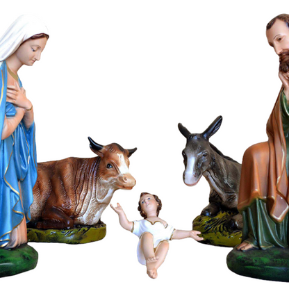 Presepe Natività 5 Pezzi 45 cm in Resina
