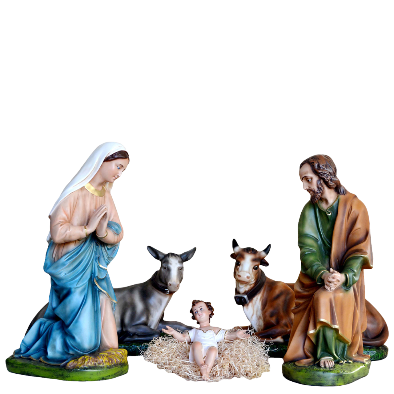 Presepe Natività 5 Pezzi 65 cm in Resina