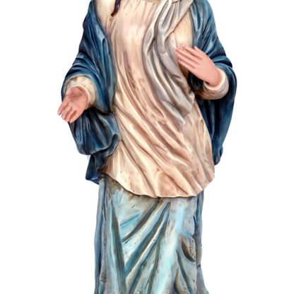 Statua Madonna Maria di Nazareth 120 cm in Vetroresina
