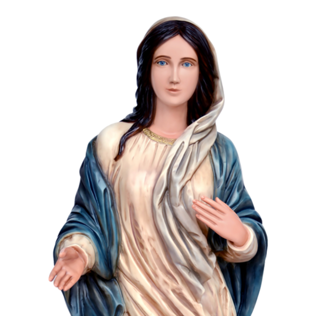 Statua Madonna Maria di Nazareth 120 cm in Vetroresina
