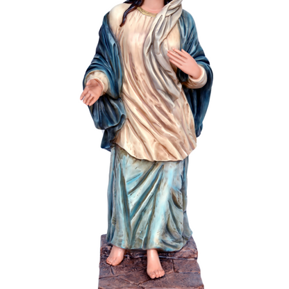 Statua Madonna Maria di Nazareth 120 cm in Vetroresina