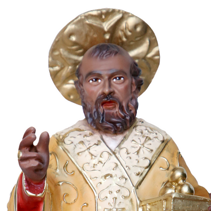 Statua San Nicola 25 cm in Resina Piena