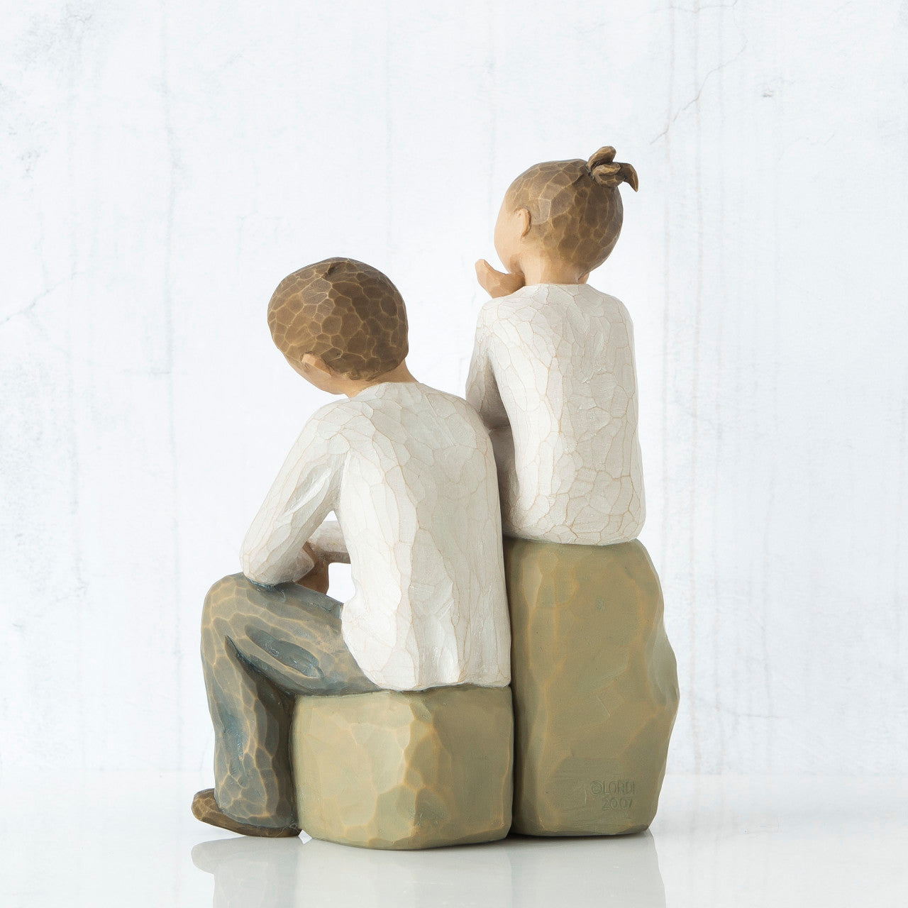 Statuetta Willow Tree 26187 Fratello e Sorella 14 Centimetri