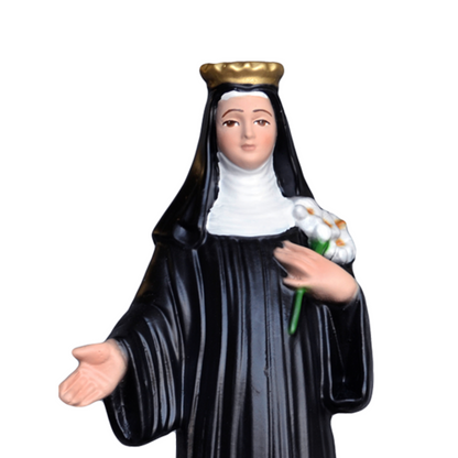 Statua Santa Patrizia 28 cm in Resina Piena