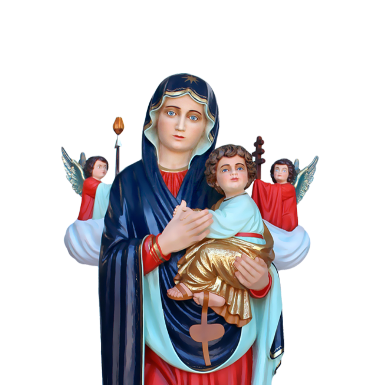 Statua Madonna Perpetuo Soccorso 180 cm in Vetroresina