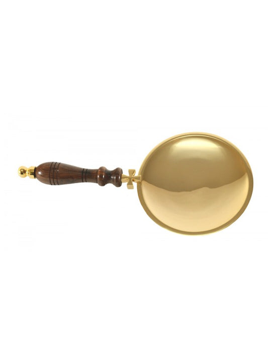 Patena con Manico in Legno Lunghezza 31 Centimetri