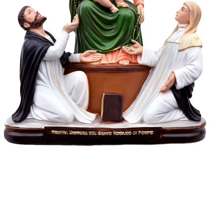 Statua Madonna Pompei 50 cm in Resina