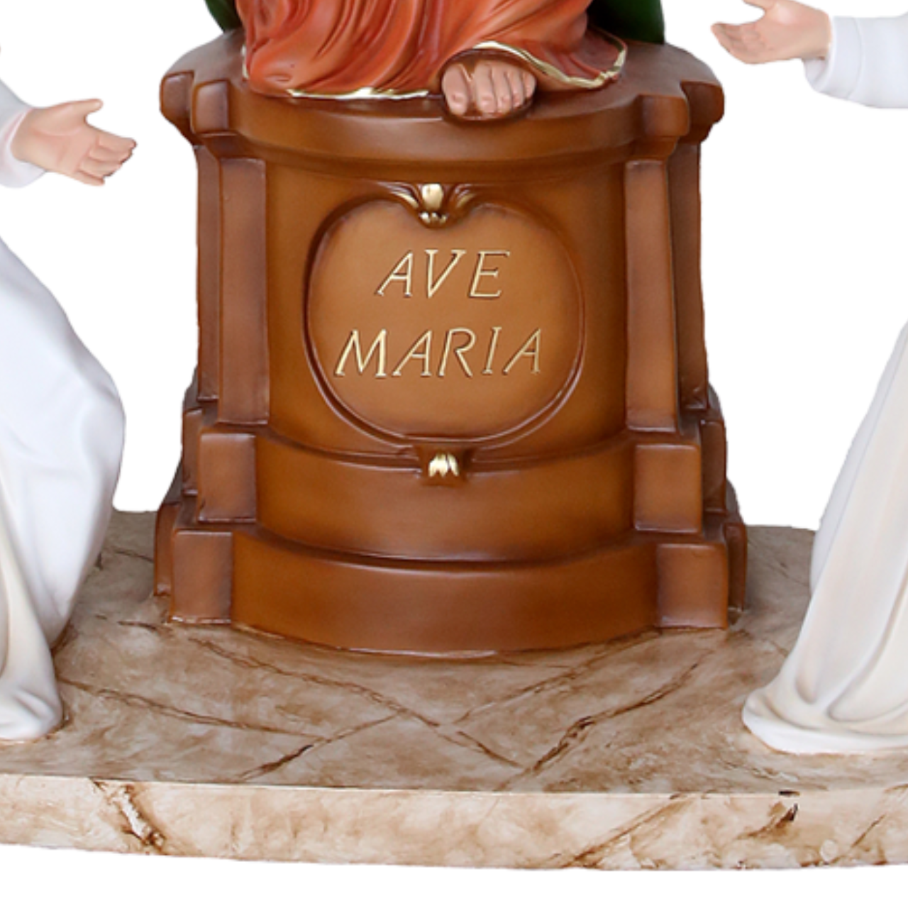 Statua Madonna Pompei 85 cm Personaggi 45x30 cm in Vetroresina