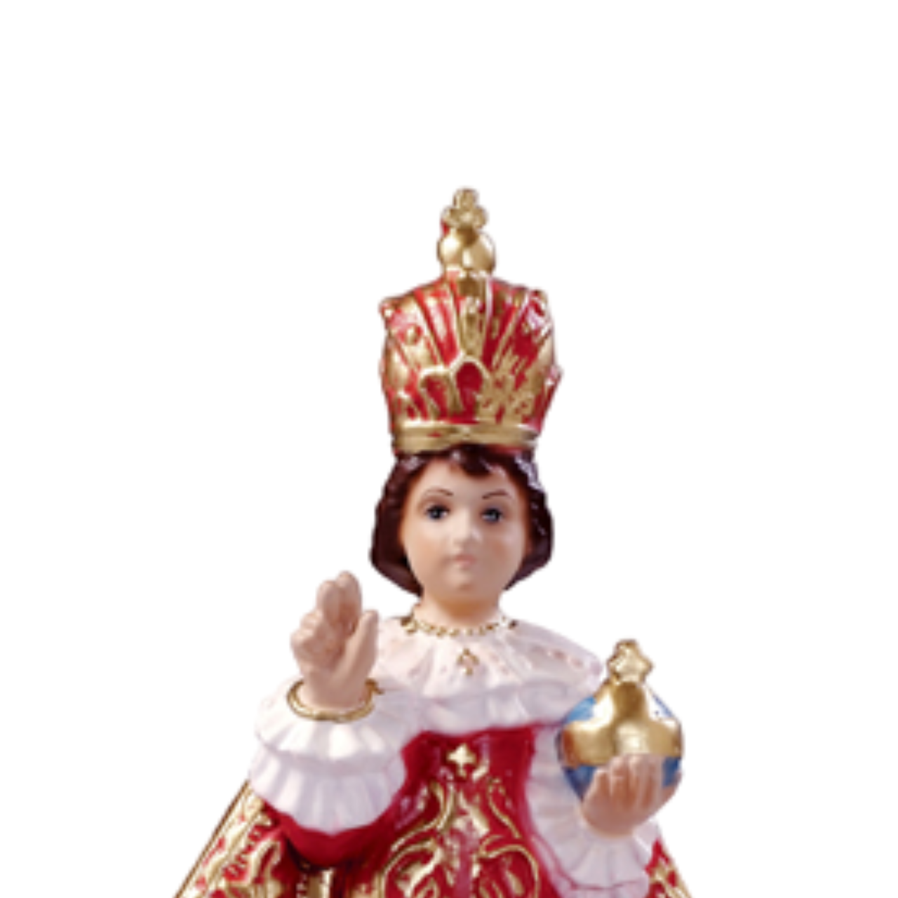 Statua Gesù Bambino di Praga 30 cm in Resina Piena