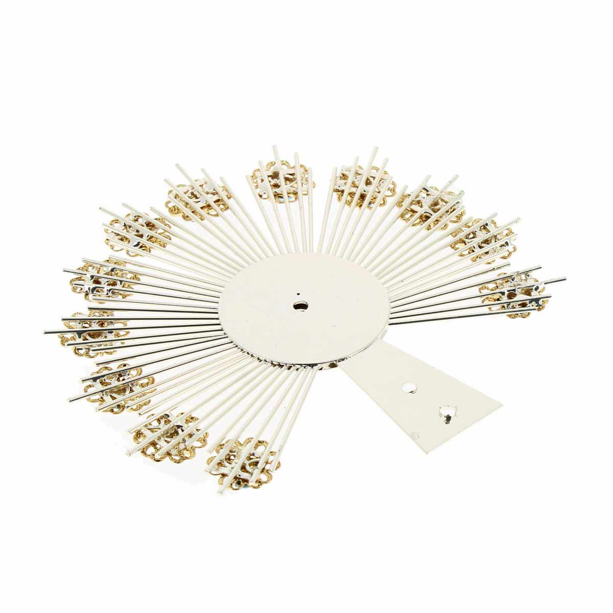 Raggiera Tre Fasce Raggi Stelle e Strass in Ottone