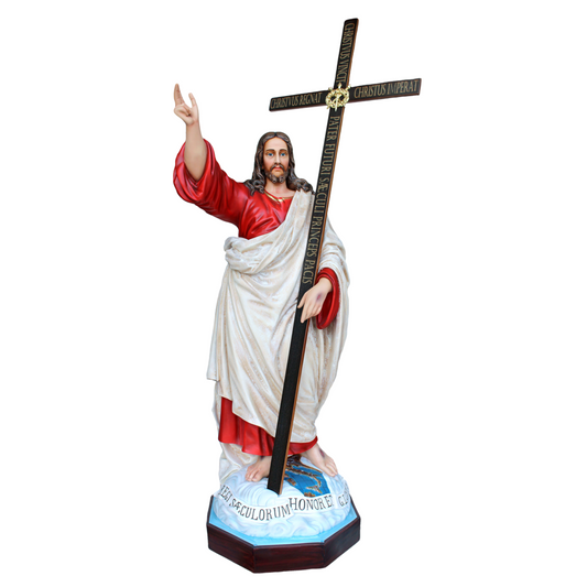 Statua Gesù Redentore 160 cm in Vetroresina