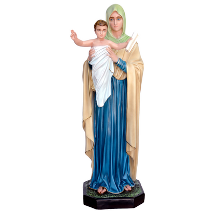 Statua Madonna Regina degli Apostoli 100 cm in Vetroresina