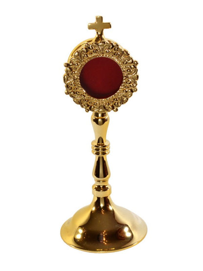 Reliquiario in Ottone Dorato Altezza 20 Centimetri