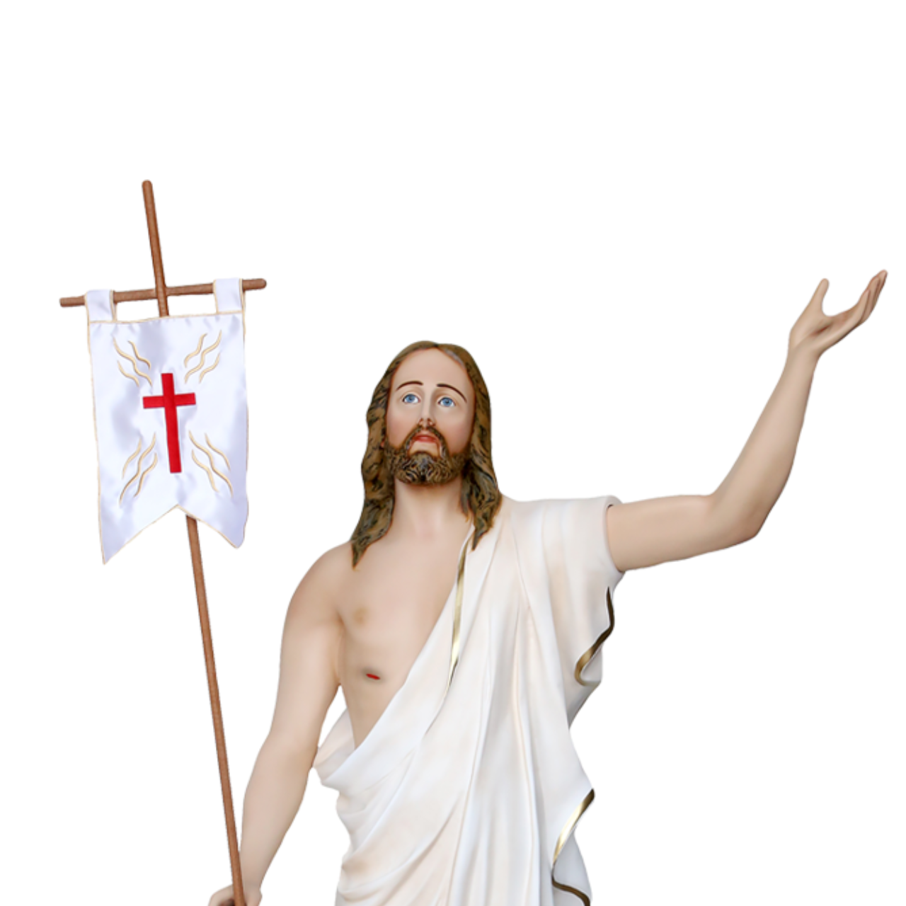 Statua Gesù Risorto 165 cm in Vetroresina