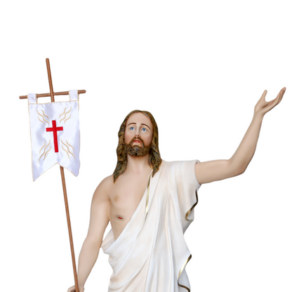 Statua Gesù Risorto 165 cm in Vetroresina